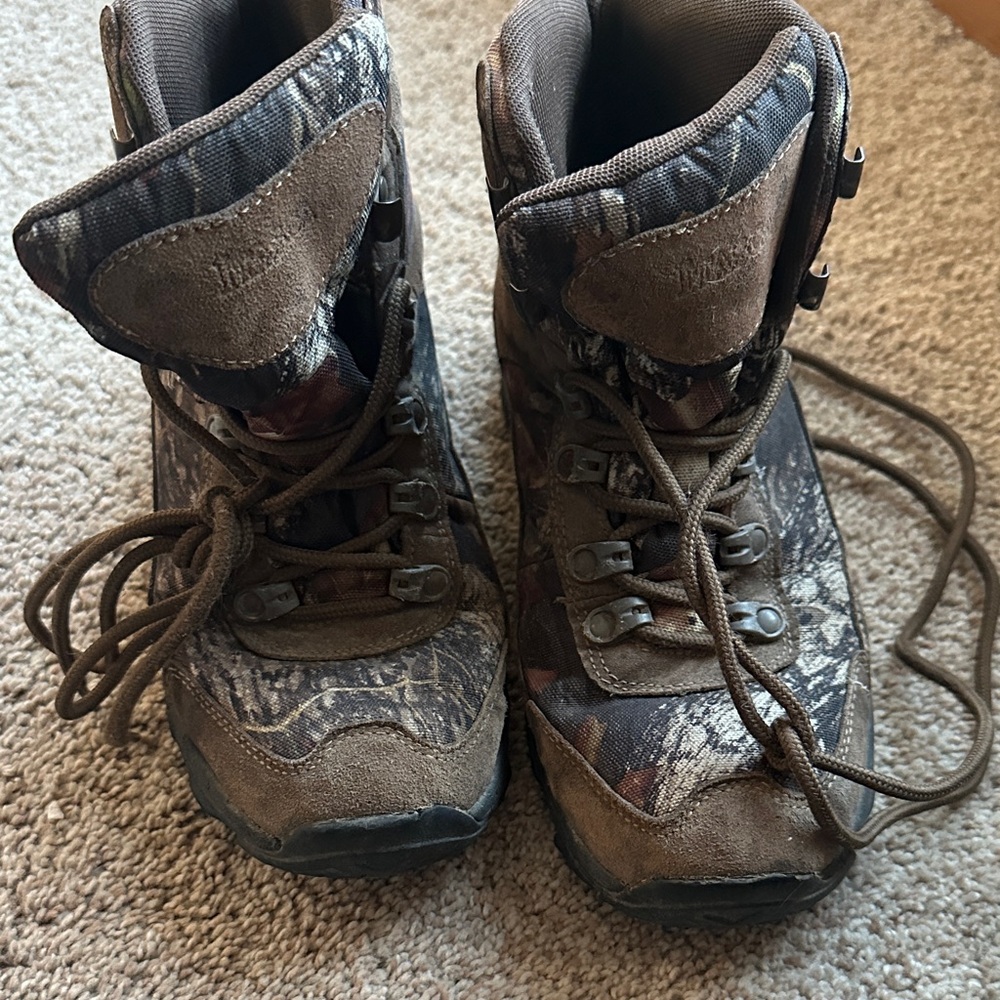 Itasca Kids' Brown Camouflage Boots